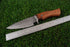Hand-Forged Damascus Steel Wide-Blade Skinner with Rosewood Handle AW-94
