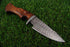 Handcrafted Damascus Fixed Blade Hunting Knife with Walnut Handle AW-96