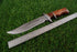 Premium Damascus Steel Clip-Point Bowie Knife AW-99