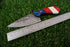 Patriotic Edition Damascus Steel Skinner Knife AW-101