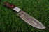 AW-111 Professional Damascus Steel Drop-Point Skinner