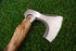 Professional Forged Steel Camping Hatchet with Leather-Wrapped Handle AW-114