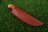 Hand-Forged Damascus Skinner with Bone and Ebony Resin Hybrid Handle (AW-130)