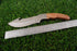 Professional Fixed-Blade Gut Hook Skinner with Polished Hardwood Handle (AW-132)