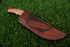 Professional Fixed-Blade Gut Hook Skinner with Flame-Grain Hardwood Handle (AW-133)