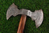 Hand-Forged Damascus Steel Double-Head Viking Battle Axe (AW-136)