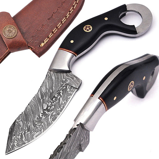 Tactical Damascus Steel Karambit Tracker AW-105