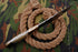 AW-013 "The Beast Master" Handmade High-Carbon Polished Steel Hunting & Survival Knife with Saw-back Spine and Bone Handle