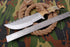 AW-013 "The Beast Master" Handmade High-Carbon Polished Steel Hunting & Survival Knife with Saw-back Spine and Bone Handle