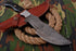 AW-014 "The Hunter Pro" Handmade Damascus Steel Drop Point Hunting Knife with Black Micarta Handle