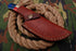 AW-022 "The Patriot" Handmade Damascus Steel Drop Point Hunting Knife with American Flag Handle