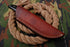 AW-024 "The Commando" Handmade Damascus Steel Tactical/Survival Knife with Saw-back Spine and Black Micarta Handle