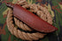 AW-029 "The Rogue River" Handmade Damascus Steel Drop Point Hunting Knife with Carved Dark Wood Handle | aw-29
