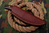AW-036 "The Tracker" Handmade Damascus Steel Drop Point Hunting Knife with Dark Wood Handle & Leather Sheath