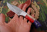 Custom Damascus Steel Survival Knife – Cobalt Blue Ergonomic Handle with Brushed Bolster (AW-51) (Copy)