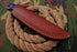 Custom Damascus Steel Survival Knife – Cobalt Blue Ergonomic Handle with Brushed Bolster (AW-51) (Copy)
