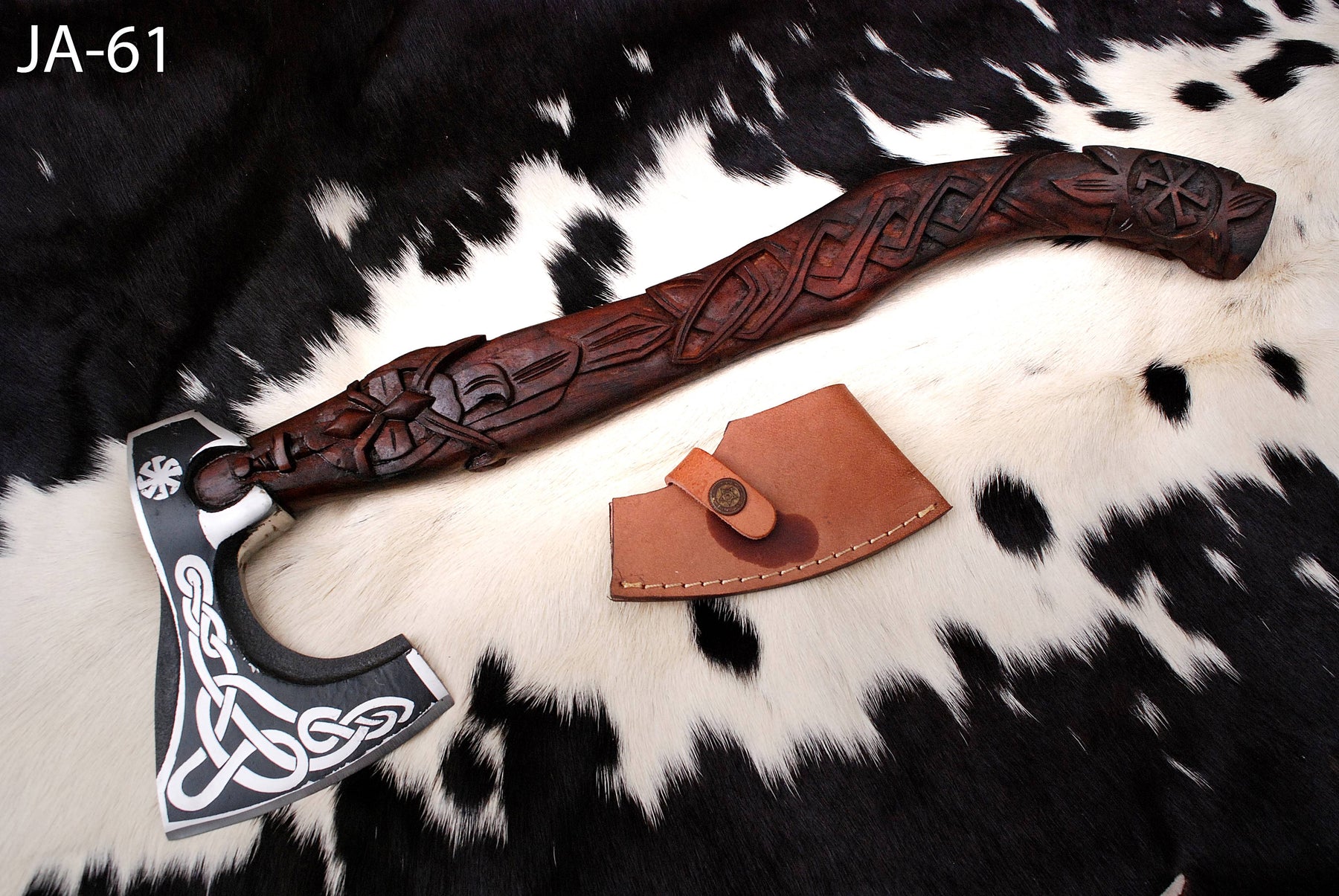 AW-61 Hand-Forged Carbon Steel Viking Hunting Axe