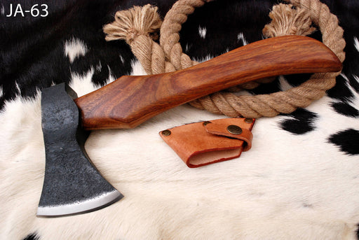 (AW-63) Custom Hand-Forged Survival Hatchet