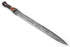 AW-87 Hand-Forged Damascus Steel Gladius-Style Short Sword with Rosewood Grip