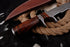 AW-92Hand-Forged Damascus Steel Tactical Short Sword with Multi-Stepped Blade