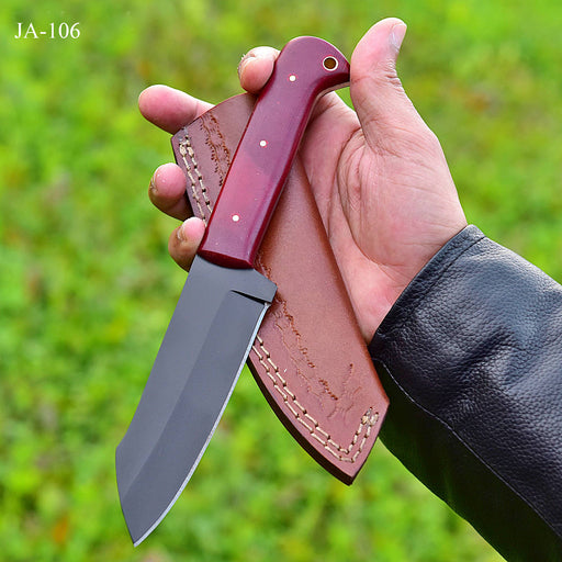 Tactical Damascus Steel Curved Karambit AW-106