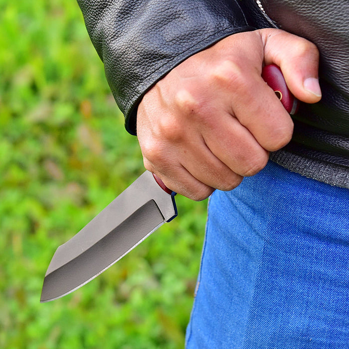 Tactical Damascus Steel Curved Karambit AW-106