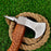 Viking Style War Hammer Axe with Carved Ash Wood Handle (JA-138)