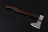 Engraved Nordic Viking Axe with Valknut Motif and Textured Leather Grip (AW-140)