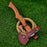 Viking Style War Hammer Axe with Carved Ash Wood Handle (JA-138)