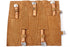 (AW-54) Handmade 5-Piece Damascus Steel Kitchen Knife Set – Natural Olive Wood Handles with Suede Leather Roll Bag